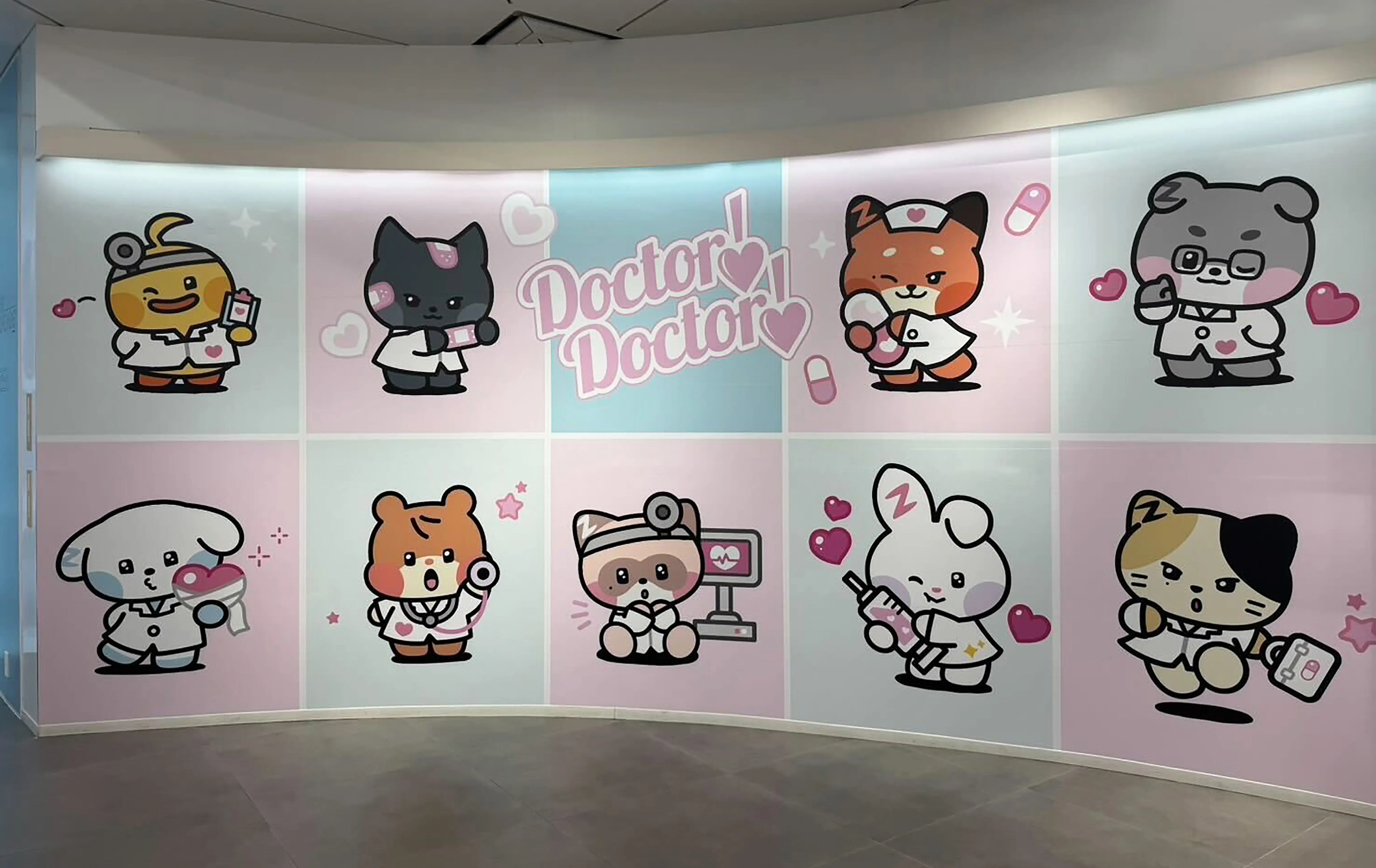 LINE FRIENDS SQUARE SHIBUYA(ZEROBASEONE POP-UP「BLUE PARADISE」)